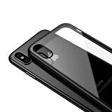 BİKAPAK ELIT SHINE IPHONE XS MAX FULL KIRMIZI KAPAK