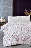 Komfort Home Çift Kişilik Digital Baskılı Pamuklu Silikon Yorgan + Yastık
