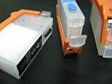 Canon PGI-5BK CLI-8BK C M Y (5 Renk) UYUMLU Kolay Dolan Kartuşlar  (DOLU)  - IP3300/ IP4200/ IP4300/