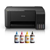 Epson Ecotank L3150 Wifi + Fotokopi + Tarayıcı Renkli Çok Fonksiyonlu Tanklı Yazıcı