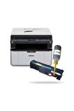 Brother MFC-1911W Wi-Fi Faks + Fotokopi + Tarayıcı + Laser Yazıcı Tam Dolu Pluscopy Tonerli