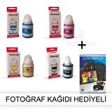 Canon Maxify MB2150 için 1 Takım Photoink Mürekkep- Fotoğraf Kağıdı Hediyeli