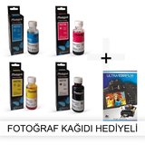 HP PSC 1315 1 Takım Photoink Mürekkep- Fotoğraf Kağıdı Hediyeli