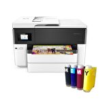 HP OfficeJet Pro 7740 G5J38A Wifi + Fax + Fotokopi + Tarayıcı Renkli Çok Fonksiyonlu Mürekkep Püskürtmeli Yazıcı