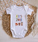 BK Kids Kids Zone Tasarımlı Bebek Body Zıbın - Model 1