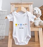 BK Kids İsimli Annem Babam Ben Tasarımlı Bebek Body Zıbın - Model 1
