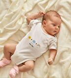 BK Kids İsimli Annem Babam Ben Tasarımlı Bebek Body Zıbın - Model 1