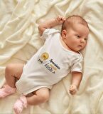 BK Kids İsimli Annesinin Minik Kuşu Tasarımlı Bebek Body Zıbın - Model 1