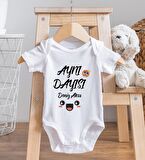 BK Kids İsimli Aynı Dayısı Tasarımlı Bebek Body Zıbın - Model 1
