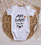 BK Kids İsimli Aynı Dayısı Tasarımlı Bebek Body Zıbın - Model 1