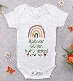 BK Kids İsimli Babalar Günü Tasarımlı Bebek Body Zıbın - Model 2