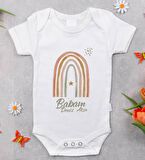 BK Kids İsimli Babam Tasarımlı Bebek Body Zıbın - Model 1