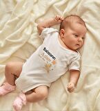 BK Kids İsimli Babasının Aslanı Tasarımlı Bebek Body Zıbın - Model 1