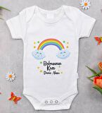BK Kids İsimli Babasının Kızı Tasarımlı Bebek Body Zıbın - Model 1