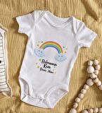 BK Kids İsimli Babasının Kızı Tasarımlı Bebek Body Zıbın - Model 1