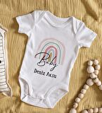 BK Kids İsimli Baby Tasarımlı Bebek Body Zıbın - Model 1