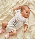 BK Kids İsimli Baby Tasarımlı Bebek Body Zıbın - Model 1