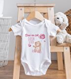 BK Kids İsimli Beni En Çok Dayım Sever Tasarımlı Bebek Body Zıbın - Model 1