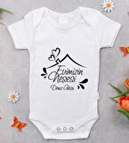 BK Kids İsimli Evimizin Neşesi Tasarımlı Bebek Body Zıbın - Model 1