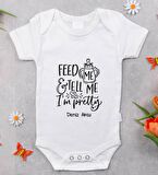 BK Kids İsimli Im Pretty Tasarımlı Bebek Body Zıbın - Model 1