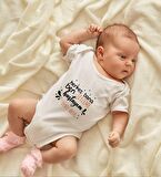 BK Kids İsimli Herkes Bana Ben Teyzeme Hastayım Tasarımlı Bebek Body Zıbın - Model 1