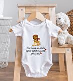 BK Kids İsimli İlk Babalar Günü Tasarımlı Bebek Body Zıbın - Model 3