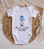BK Kids İsimli Işıltılı Hayatı Ben Seçmedim Tasarımlı Bebek Body Zıbın - Model 1