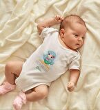 BK Kids İsimli Küçük Deniz Kızı Tasarımlı Bebek Body Zıbın - Model 1
