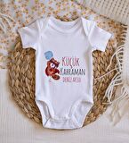 BK Kids İsimli Küçük Kahraman Tasarımlı Bebek Body Zıbın - Model 1