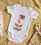 BK Kids İsimli Mekanın Sahibi Geliyor Tasarımlı Bebek Body Zıbın - Model 1