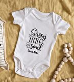 BK Kids İsimli Sassy Little Soul Tasarımlı Bebek Body Zıbın - Model 1