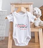 BK Kids İsimli Sen Bir De Teyzemin Güzelliğini Gör Tasarımlı Bebek Body Zıbın - Model 1