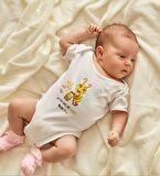 BK Kids İsimli Sevimli Arı Tasarımlı Bebek Body Zıbın - Model 1