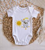 BK Kids İsimli Sıkıntı Yok Teyzem Halleder Tasarımlı Bebek Body Zıbın - Model 1