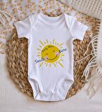 BK Kids İsimli Smile More Tasarımlı Bebek Body Zıbın - Model 1