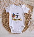 BK Kids İsimli Sünnet Tasarımlı Bebek Body Zıbın - Model 4