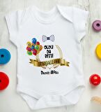 BK Kids İsimli Sünnet Tasarımlı Bebek Body Zıbın - Model 4