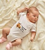 BK Kids İsimli Teyzesinin Balı Tasarımlı Bebek Body Zıbın - Model 1