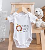 BK Kids İsimli Uyandırma Servisi Tasarımlı Bebek Body Zıbın - Model 1