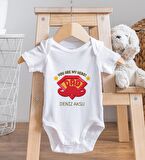 BK Kids İsimli You Are My Hero Tasarımlı Bebek Body Zıbın - Model 1