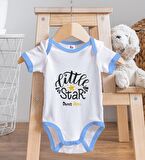 BK Kids Kişiye Özel Mavi Bebek Body Zıbın - Model 7