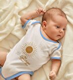 BK Kids Kişiye Özel Mavi Bebek Body Zıbın - Model 20