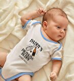 BK Kids Kişiye Özel Mavi Bebek Body Zıbın - Model 26
