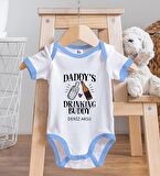 BK Kids Kişiye Özel Mavi Bebek Body Zıbın - Model 26