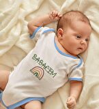 BK Kids Kişiye Özel Mavi Bebek Body Zıbın - Model 30