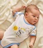 BK Kids Kişiye Özel Mavi Bebek Body Zıbın - Model 57