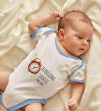 BK Kids Kişiye Özel Mavi Bebek Body Zıbın - Model 84