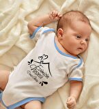 BK Kids Kişiye Özel Mavi Bebek Body Zıbın - Model 91