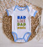 BK Kids Kişiye Özel Mavi Bebek Body Zıbın - Model 113