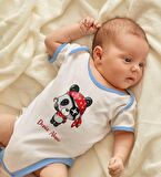BK Kids Kişiye Özel Mavi Bebek Body Zıbın - Model 179